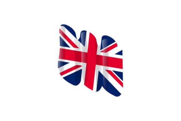 Download Waving United Kingdom Flag Icon - United kingdom flag Collection