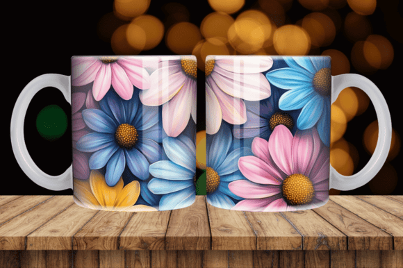 Download Spring Floral Mug Tumbler Wrap - Premium Resources