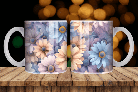 Download Spring Floral Mug Tumbler Wrap - Premium Resources